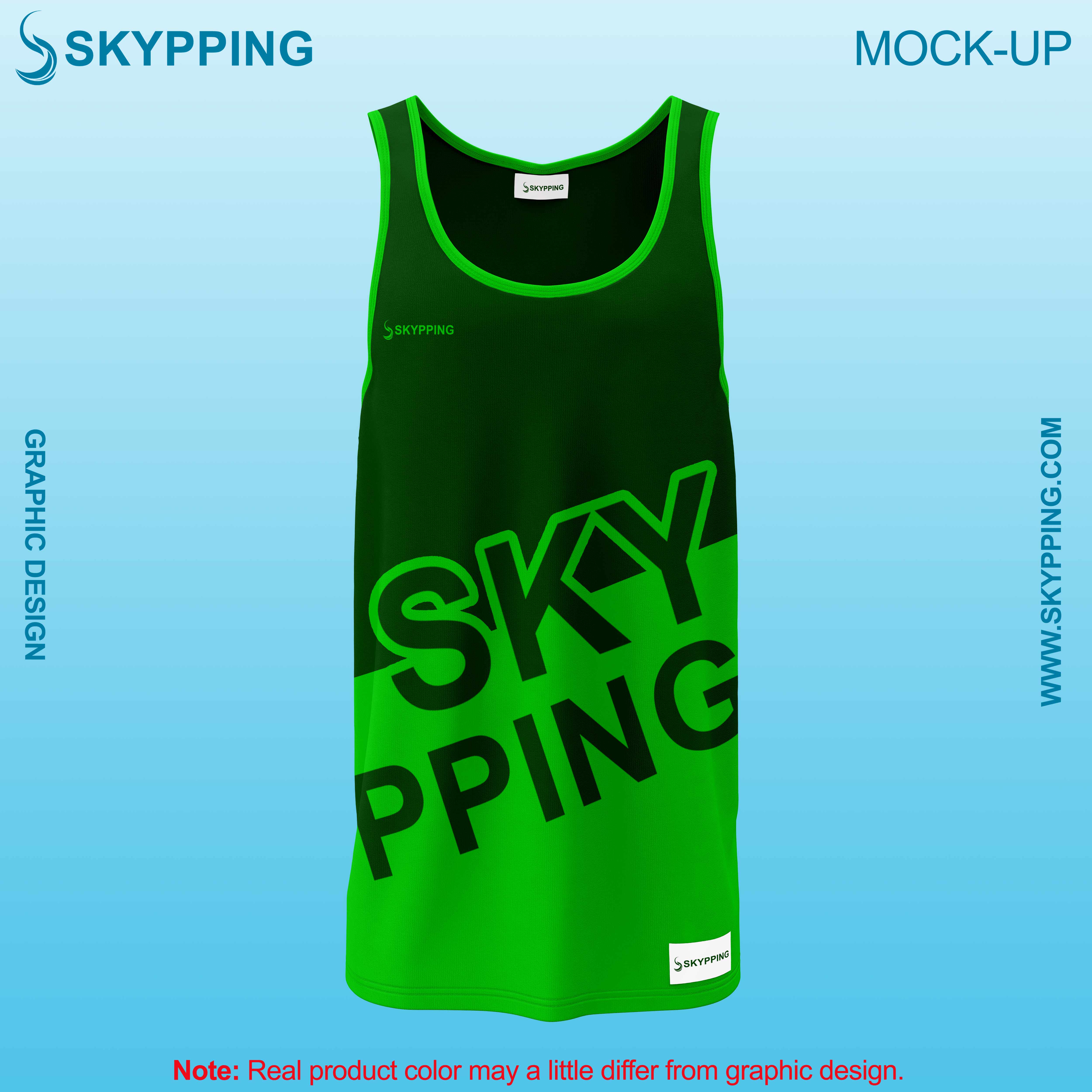 Men Tank Top / Vest in Double Color Self Design
